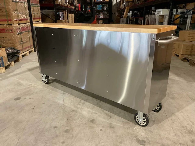 2025 stahlworks deluxe rvs 72 inch 15 laden werkbank - afbeelding 9 van  14