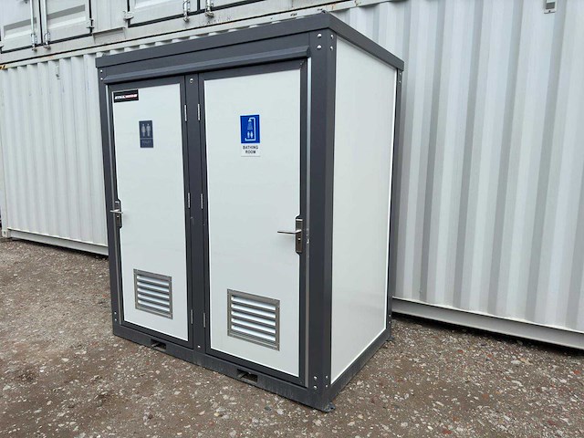 2025 stahlworks double sanitairunit / toilet en douche unit - afbeelding 3 van  15