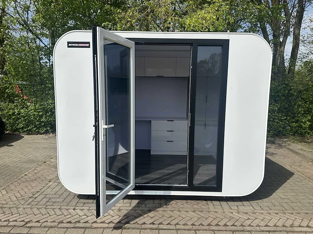 2025 stahlworks eco 3000 wit tiny house / atelier / kantoor - afbeelding 18 van  24
