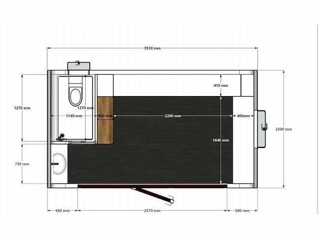 2025 stahlworks eco 4000 b tiny house / atelier / kantoor - afbeelding 16 van  23