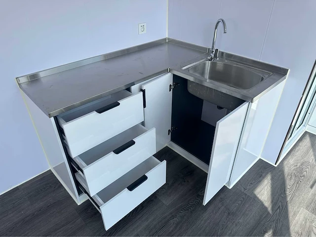 2025 stahlworks eco 5000 a wit tiny house / atelier / kantoor - afbeelding 4 van  25