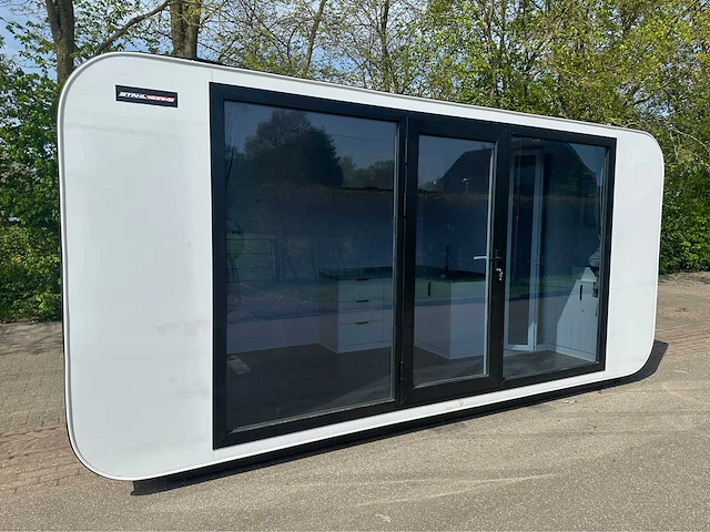 2025 stahlworks eco 5000 a wit tiny house / atelier / kantoor - afbeelding 1 van  25