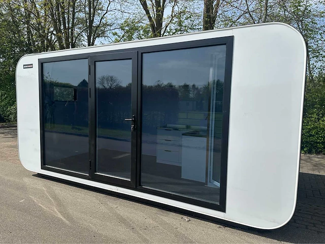 2025 stahlworks eco 5000 a wit tiny house / atelier / kantoor - afbeelding 12 van  25