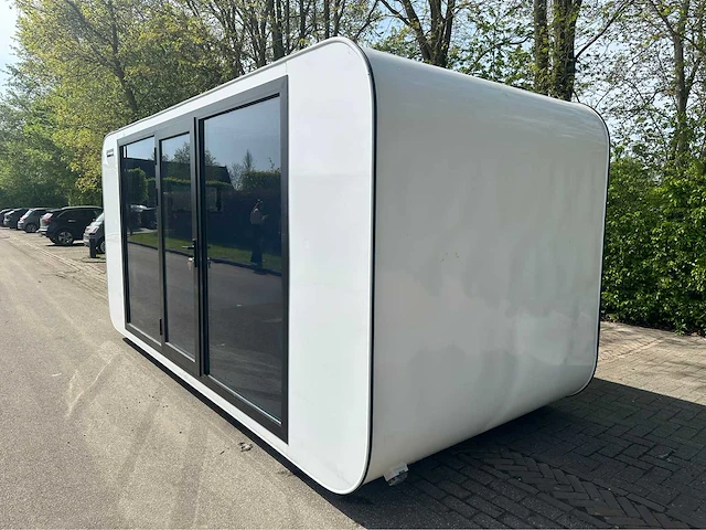 2025 stahlworks eco 5000 a wit tiny house / atelier / kantoor - afbeelding 21 van  25