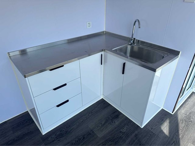 2025 stahlworks eco 5000 a wit tiny house / atelier / kantoor - afbeelding 11 van  25