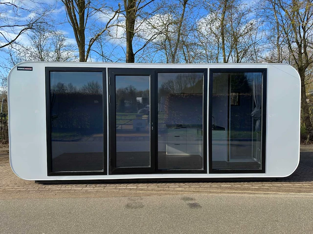 2025 stahlworks eco 6000 b wit tiny house / atelier / kantoor - afbeelding 23 van  45