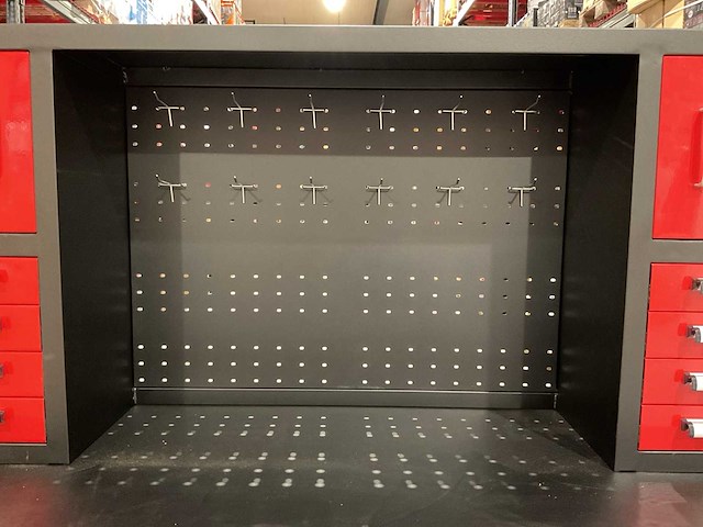 2025 stahlworks rood / zilver handvat 7-18 0/b gereedschapkast - afbeelding 13 van  18