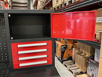 2025 stahlworks rood / zilver handvat 7-18 0/b gereedschapkast - afbeelding 14 van  18