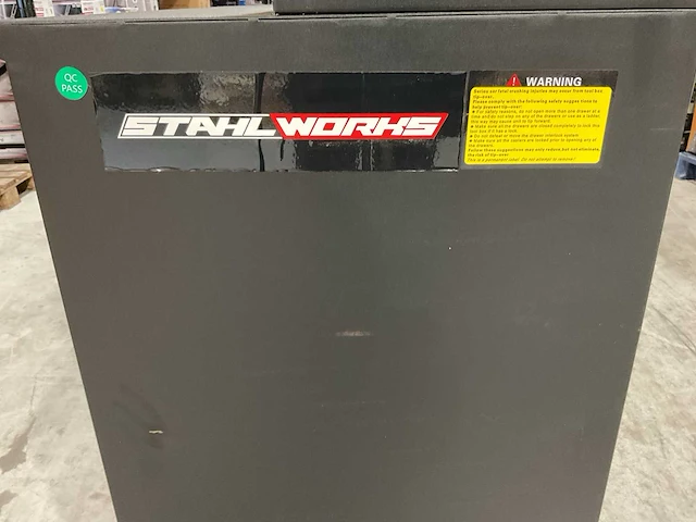 2025 stahlworks rood / zilver handvat 7-18 0/b gereedschapkast - afbeelding 9 van  18