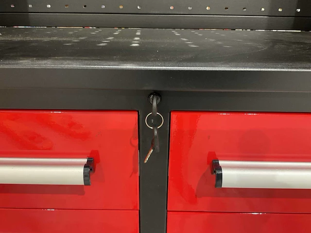 2025 stahlworks rood / zilver handvat 7-18 0/b gereedschapkast - afbeelding 18 van  18