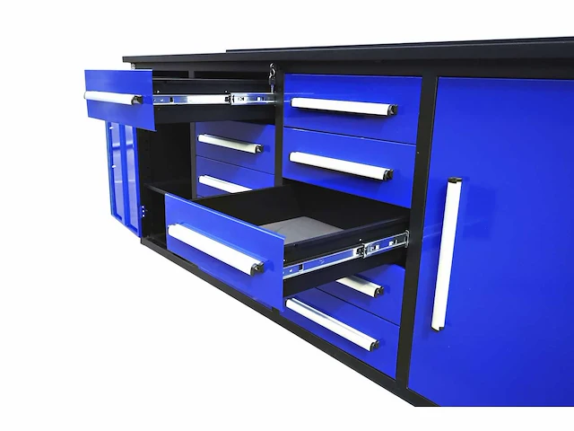 2025 stahlworks sw-12 industrial blue werkbank - afbeelding 3 van  6