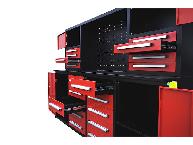 2025 stahlworks sw-20 industrial red werkbank - afbeelding 3 van  6