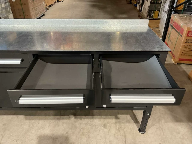 2025 stahlworks zwart / zilver blad gereedschapkast - afbeelding 3 van  13