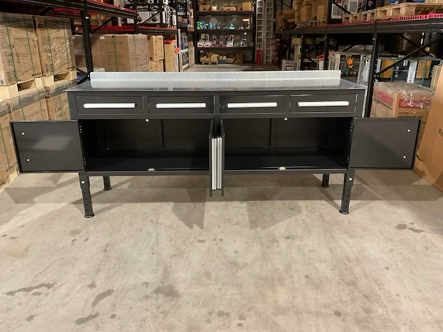 2025 stahlworks zwart / zilver blad gereedschapkast - afbeelding 4 van  13