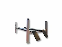 2025 tyreon tpl5500a - 4 koloms uitlijnhefbrug 5t met lucht hydraulische rolkrik (2,5t) en led rijbaanverlichting - afbeelding 1 van  16