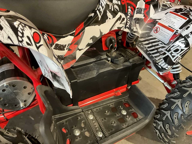 2025 ultra motocross atx 1000 ro/zw met rekje elektrische quad - afbeelding 18 van  19