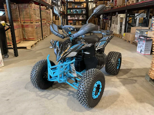 2025 ultra motocross atx 1500 elektrische quad blauw - afbeelding 1 van  18
