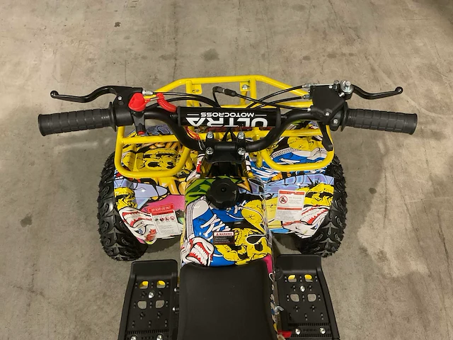 2025 ultra motocross atx 49 bl/ge met rekje quad - afbeelding 6 van  17