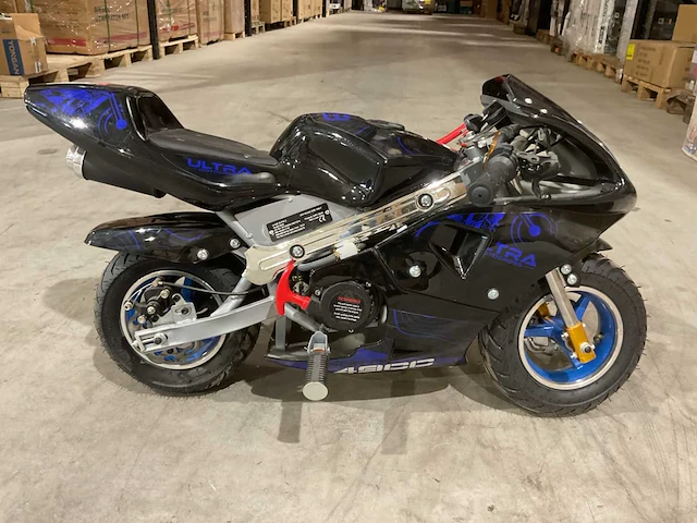 2025 ultra motocross db05 49cc pocket bike mini bl minimotor - afbeelding 7 van  12