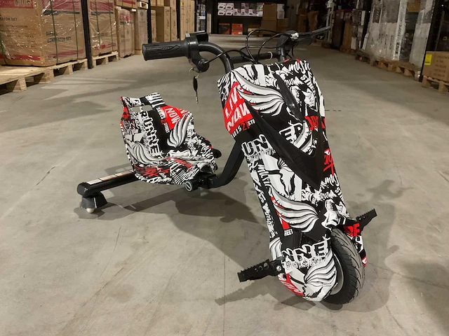 2025 ultra motocross drift trike motor rood/wit - afbeelding 7 van  14