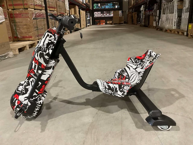 2025 ultra motocross drift trike motor rood/wit - afbeelding 8 van  14