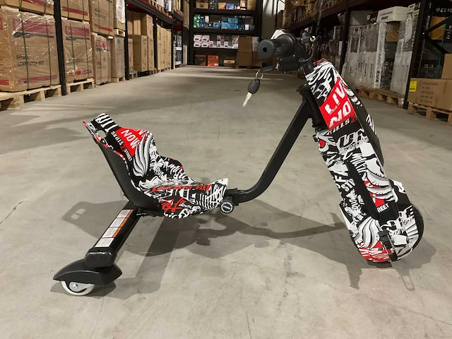2025 ultra motocross drift trike motor rood/wit - afbeelding 9 van  14
