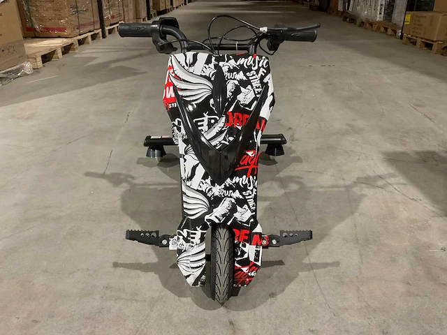 2025 ultra motocross drift trike motor rood/wit - afbeelding 10 van  14