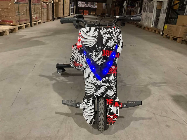 2025 ultra motocross drift trike motor rood/wit - afbeelding 14 van  14