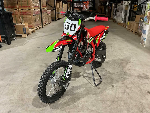 2025 ultra motocross koshine 50 14/12” crossmotor rood - afbeelding 1 van  14