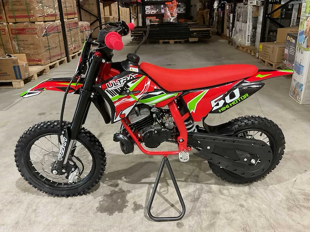 2025 ultra motocross koshine 50 14/12” crossmotor rood - afbeelding 8 van  14