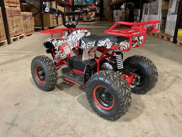 2025 ultra motocross ma06e atx 1000 ro/zw met rekje elektrische quad - afbeelding 9 van  19