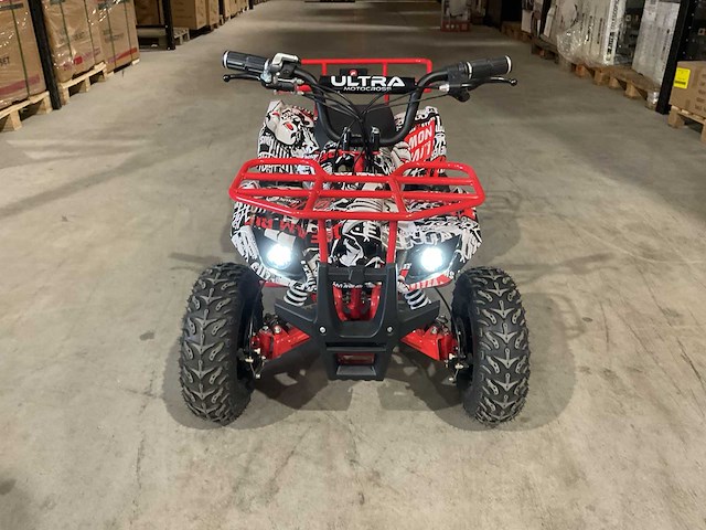 2025 ultra motocross ma06e atx 1000 ro/zw met rekje elektrische quad - afbeelding 15 van  19