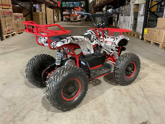 2025 ultra motocross ma06e atx 1000 ro/zw met rekje elektrische quad - afbeelding 2 van  19