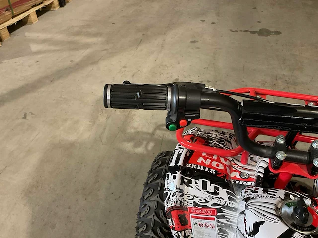 2025 ultra motocross ma06e atx 1000 ro/zw met rekje elektrische quad - afbeelding 5 van  19