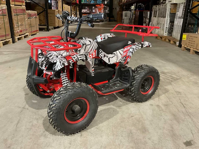 2025 ultra motocross ma06e atx 1000 ro/zw met rekje elektrische quad - afbeelding 1 van  19