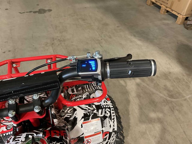 2025 ultra motocross ma06e atx 1000 ro/zw met rekje elektrische quad - afbeelding 14 van  19