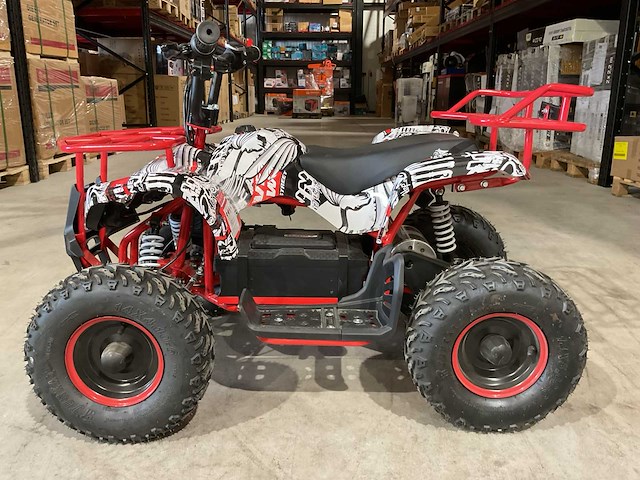 2025 ultra motocross ma06e atx 1000 ro/zw met rekje elektrische quad - afbeelding 10 van  19