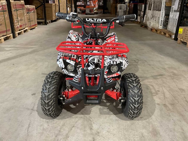 2025 ultra motocross ma06e atx 1000 ro/zw met rekje elektrische quad - afbeelding 12 van  19