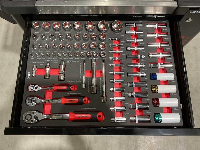 2025 ultratoolz germany 419 pcs 7/7 gereedschapswagen gevuld - afbeelding 2 van  15