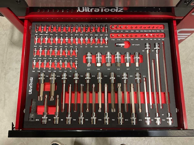 2025 ultratoolz germany 7/7 gereedschapswagen gevuld - afbeelding 4 van  17