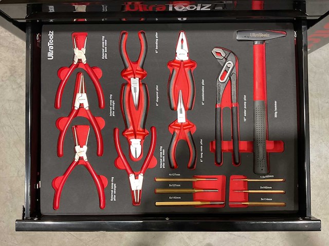 2025 ultratoolz germany 7/7 moment sleutel gereedschapswagen gevuld - afbeelding 4 van  17