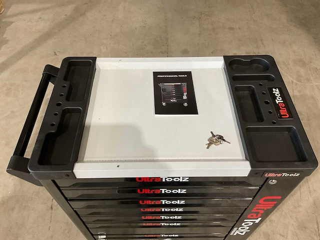 2025 ultratoolz germany 7/7 moment sleutel gereedschapswagen gevuld - afbeelding 2 van  17