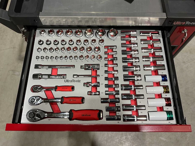 2025 ultratoolz germany 7/7 pro gereedschapswagen gevuld - afbeelding 4 van  18