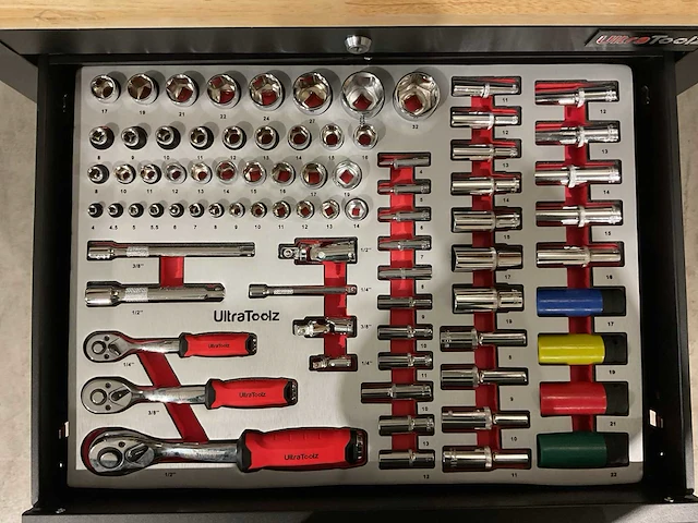 2025 ultratoolz germany 7/7 slim gereedschapswagen gevuld - afbeelding 5 van  19