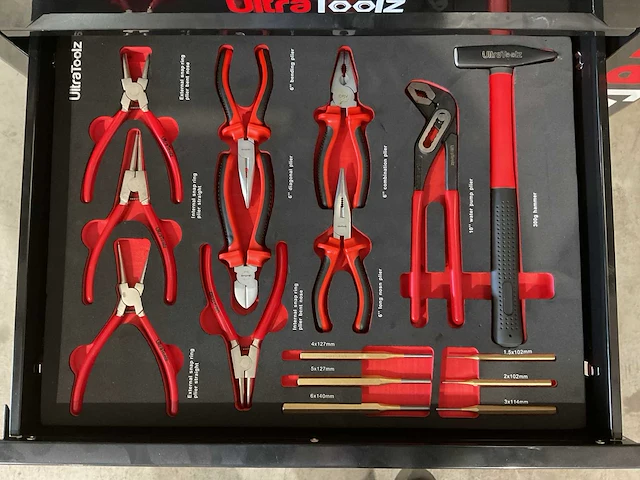 2025 ultratoolz germany 7/7 xxl-edition gereedschapswagen gevuld - afbeelding 5 van  17