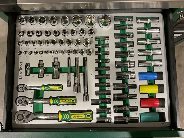 2025 ultratoolz germany 8/7 gereedschapswagen gevuld - afbeelding 6 van  20
