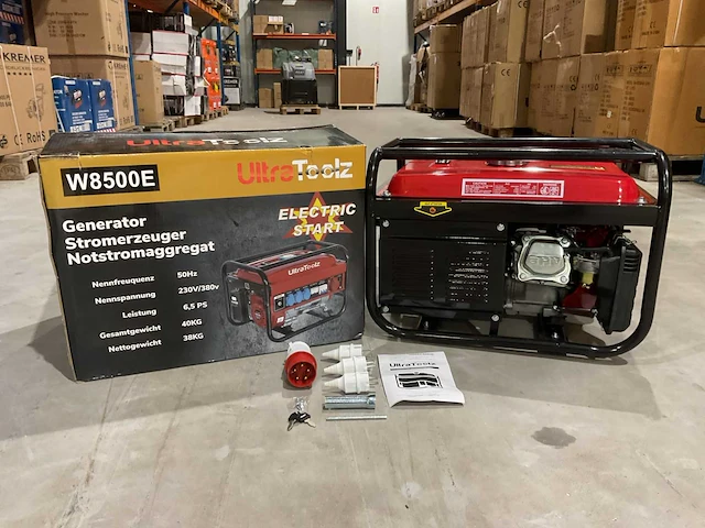 2025 ultratoolz w8500e stroomgenerator - afbeelding 1 van  9
