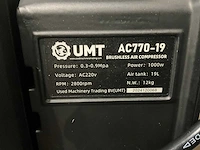 2025 umt ac770-19 19 liter hogedrukcompressor - afbeelding 11 van  11