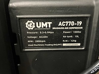 2025 umt ac770-19 19 liter hogedrukcompressor - afbeelding 9 van  11