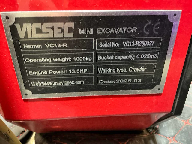 2025 vicsec vc13-r minigraafmachine - afbeelding 5 van  13